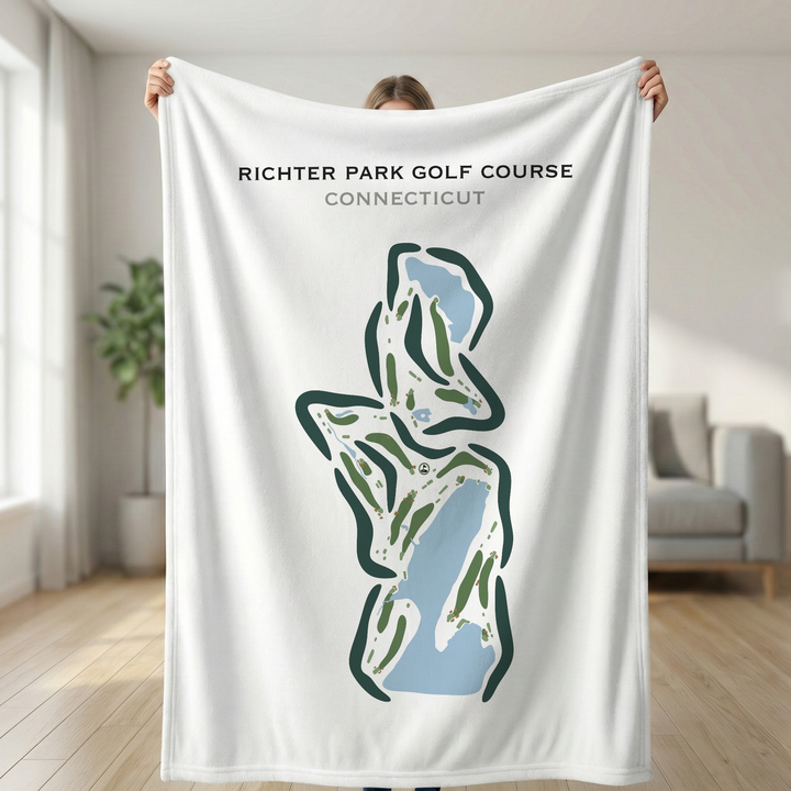 Richter Park Golf Course, Connecticut - Printed Golf Courses