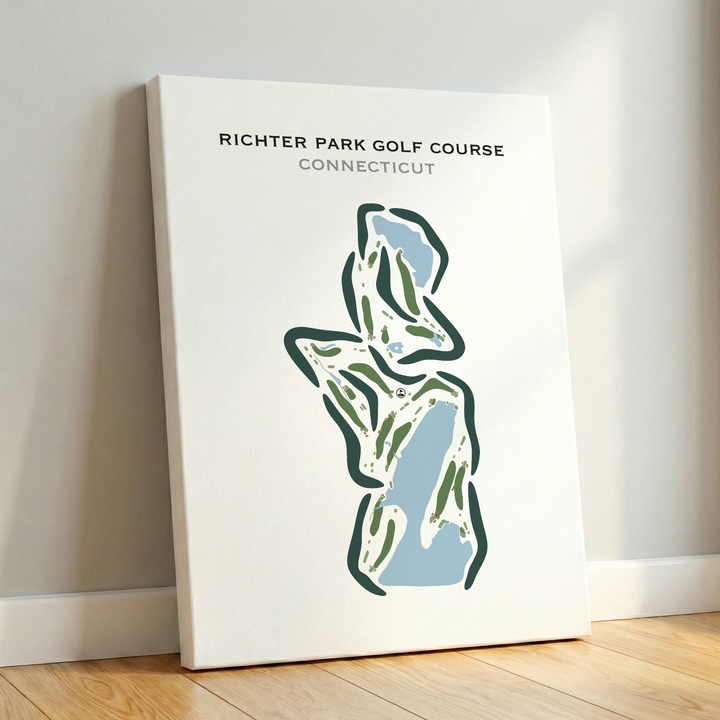 Richter Park Golf Course, Connecticut - Printed Golf Courses