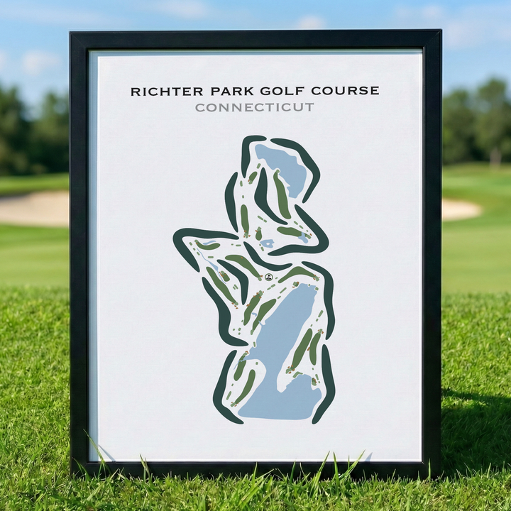 Richter Park Golf Course, Connecticut - Printed Golf Courses