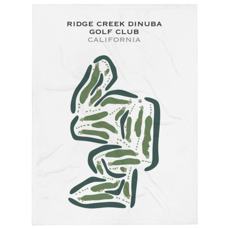 Ridge Creek Dinuba Golf Club, California - Printed Golf Courses