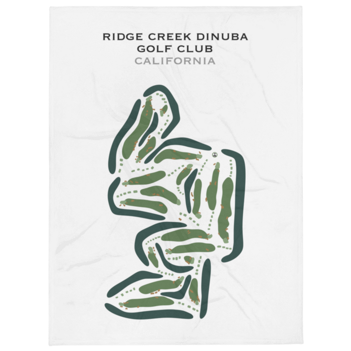 Ridge Creek Dinuba Golf Club, California - Printed Golf Courses