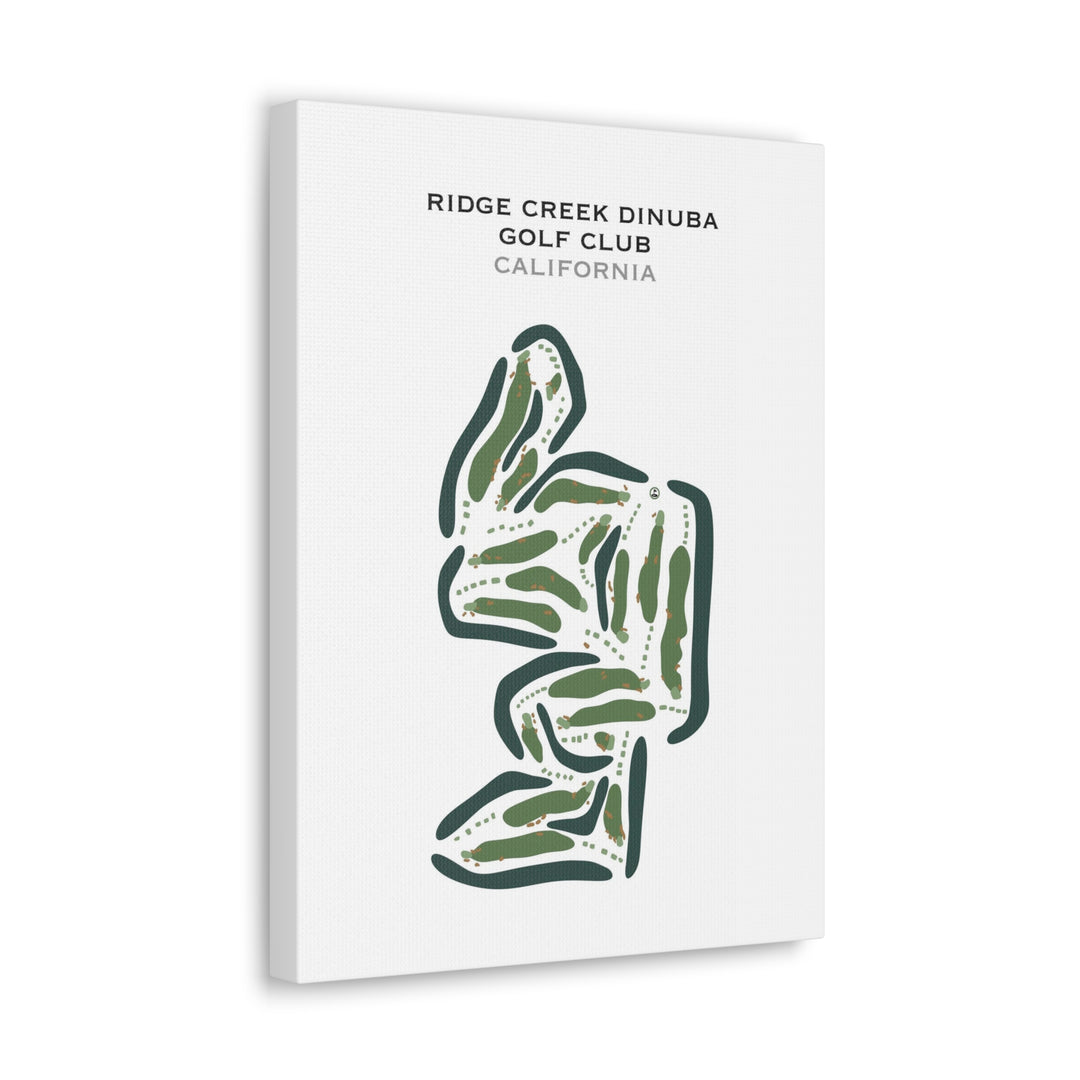 Ridge Creek Dinuba Golf Club, California - Printed Golf Courses