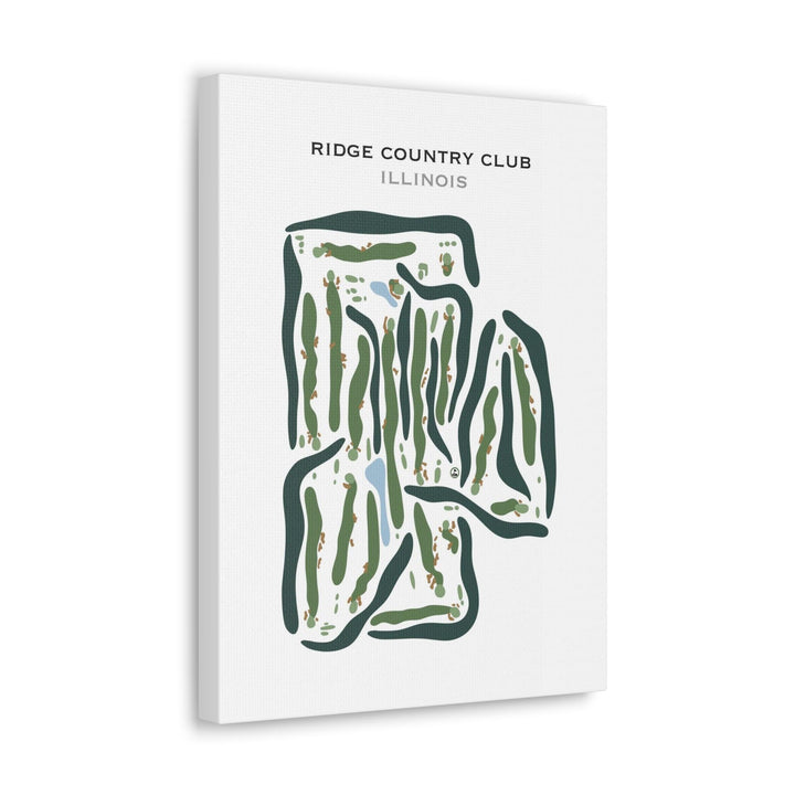 Ridge Country Club, Illinois - Printed Golf Courses - Golf Course Prints