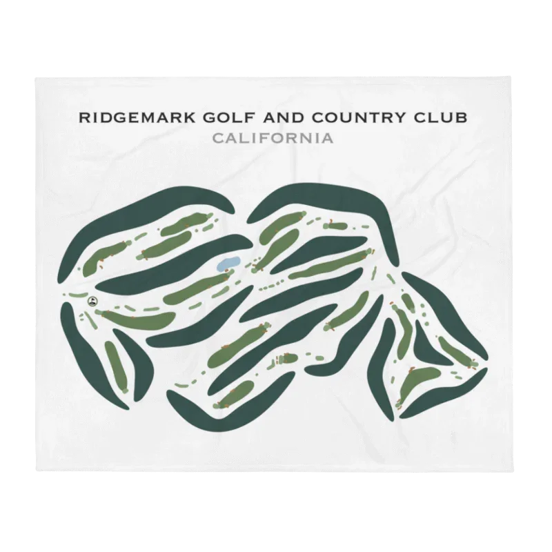Ridgemark Golf and Country Club, California - Printed Golf Courses