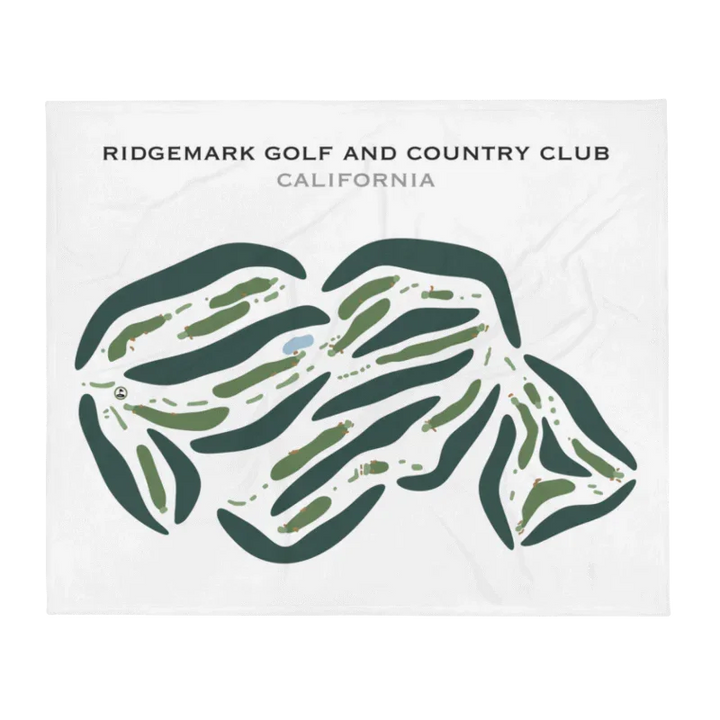 Ridgemark Golf and Country Club, California - Printed Golf Courses