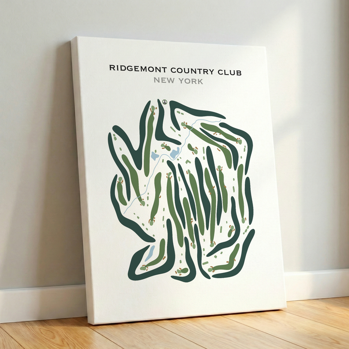 Ridgemont Country Club, New York - Printed Golf Courses