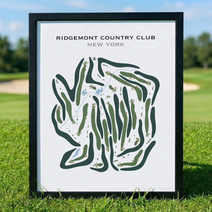 Ridgemont Country Club, New York - Printed Golf Courses
