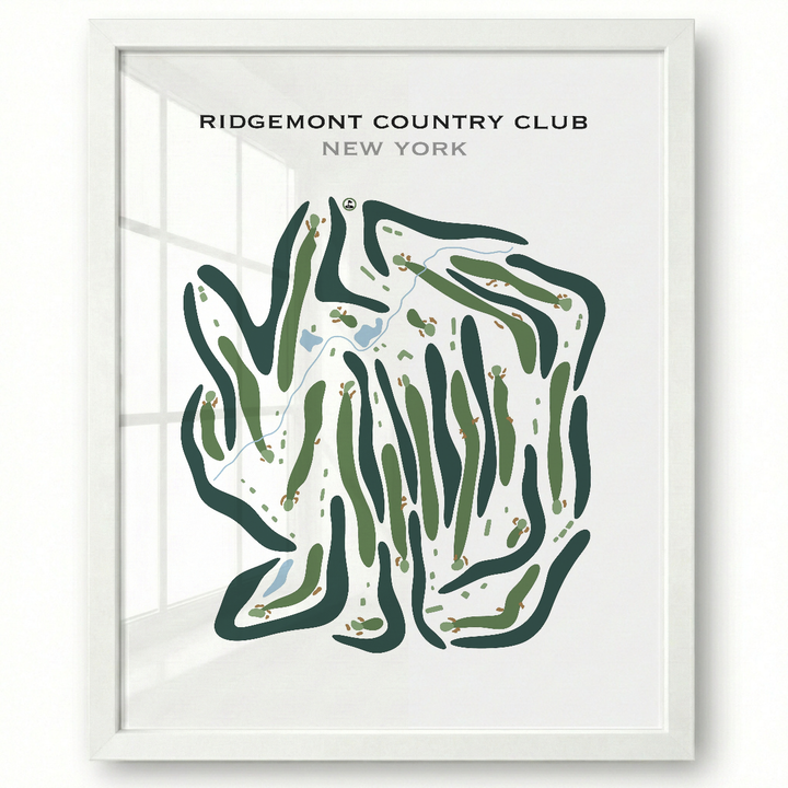 Ridgemont Country Club, New York - Printed Golf Courses