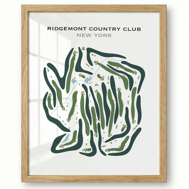 Ridgemont Country Club, New York - Printed Golf Courses