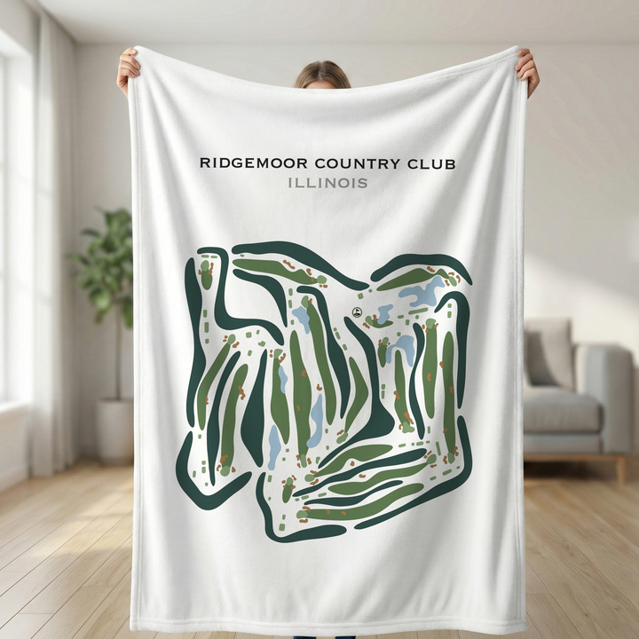 Ridgemoor Country Club, Illinois - Printed Golf Courses