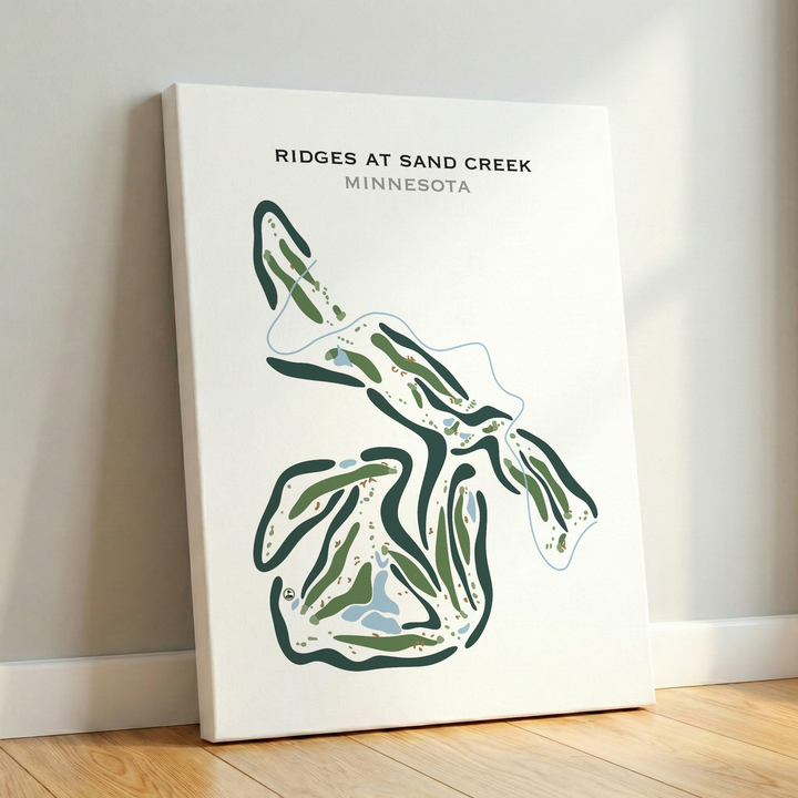Ridges at Sand Creek, Minnesota - Printed Golf Courses