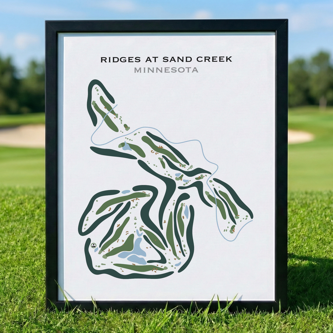 Ridges at Sand Creek, Minnesota - Printed Golf Courses