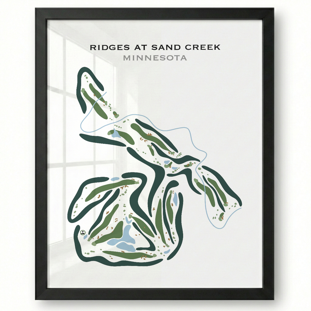 Ridges at Sand Creek, Minnesota - Printed Golf Courses