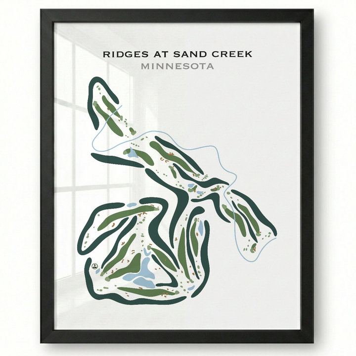 Ridges at Sand Creek, Minnesota - Printed Golf Courses