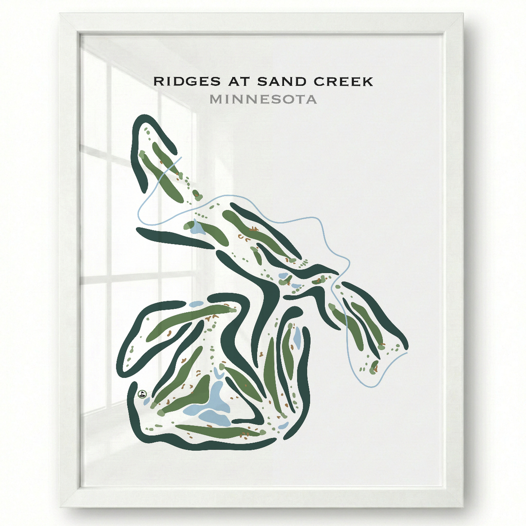 Ridges at Sand Creek, Minnesota - Printed Golf Courses