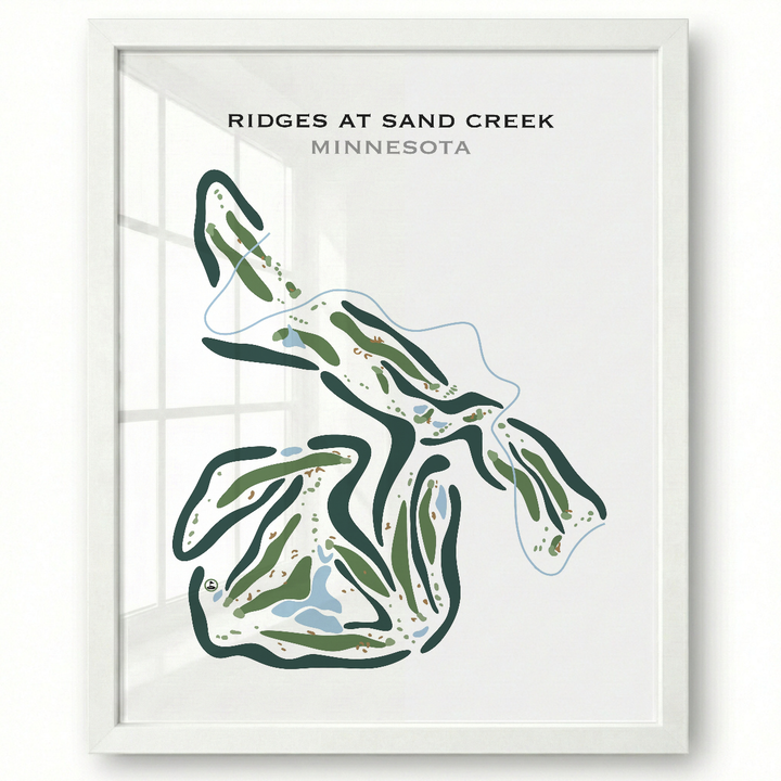 Ridges at Sand Creek, Minnesota - Printed Golf Courses