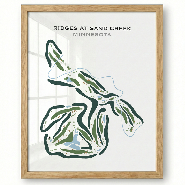 Ridges at Sand Creek, Minnesota - Printed Golf Courses