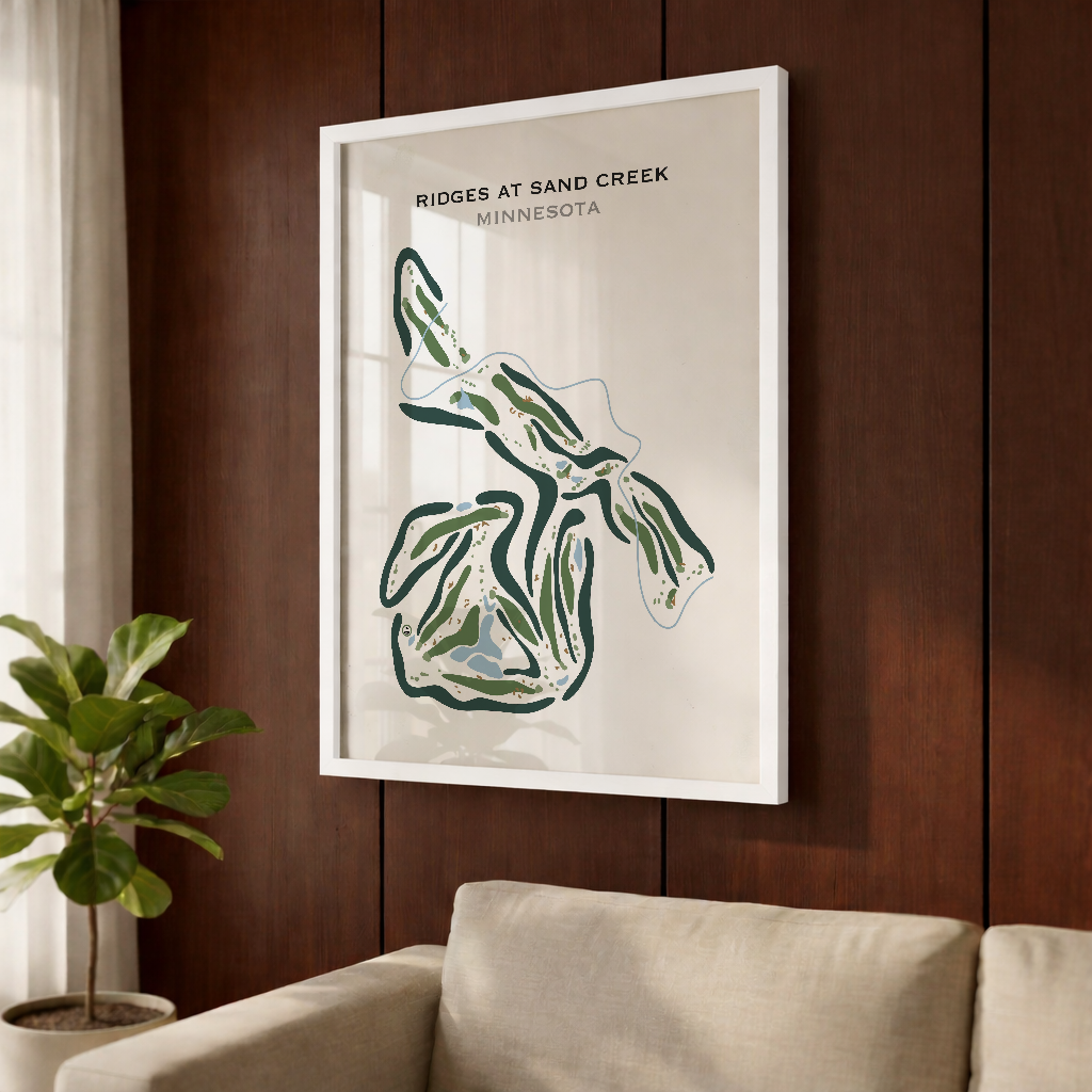 Ridges at Sand Creek, Minnesota - Printed Golf Courses