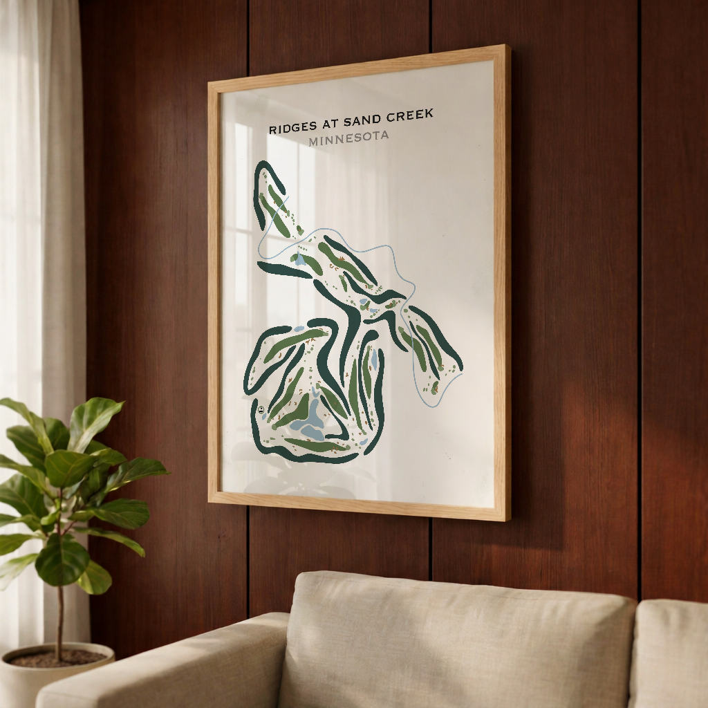 Ridges at Sand Creek, Minnesota - Printed Golf Courses