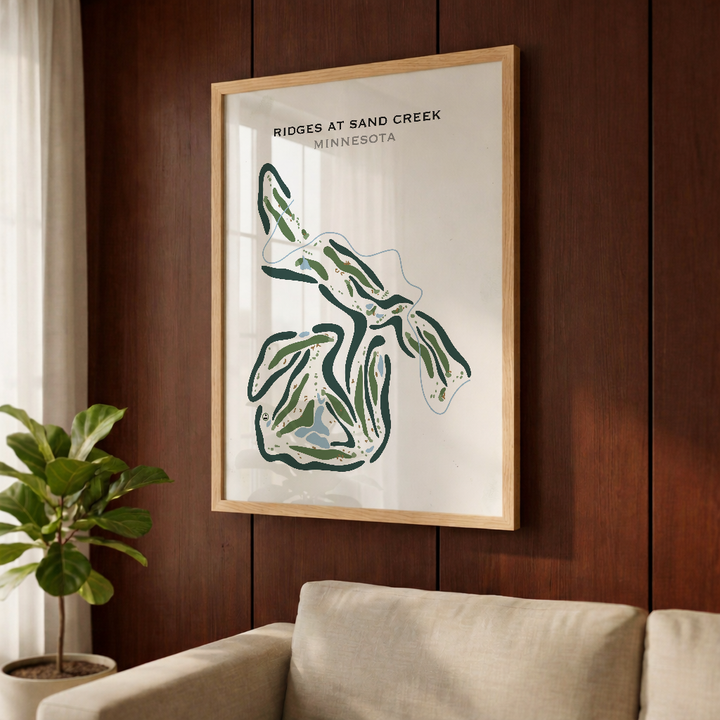 Ridges at Sand Creek, Minnesota - Printed Golf Courses