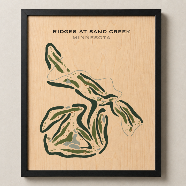 Ridges at Sand Creek, Minnesota - Printed Golf Courses
