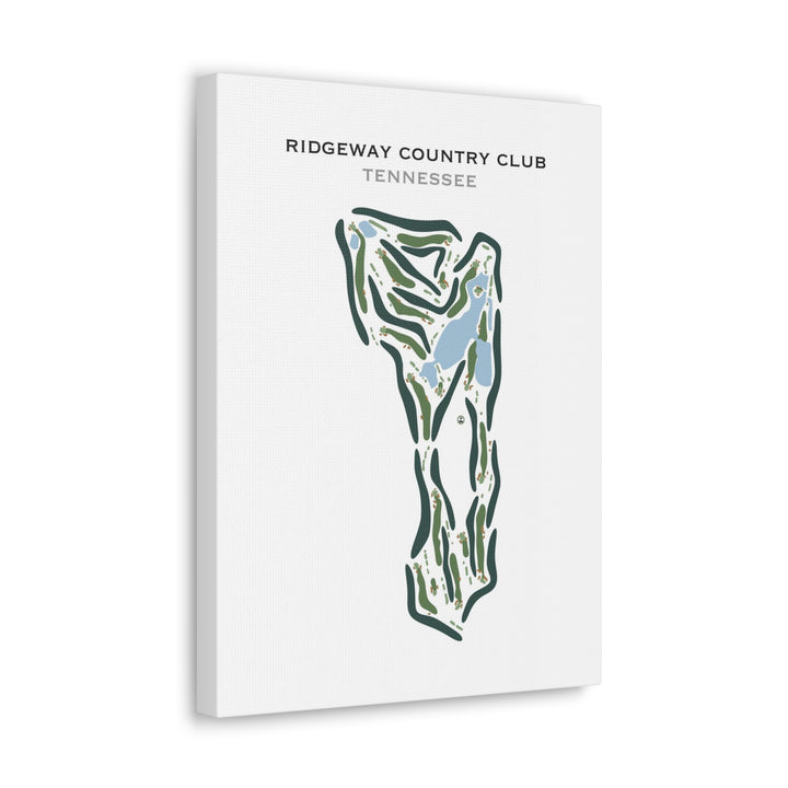 Ridgeway Country Club, Tennessee - Printed Golf Course