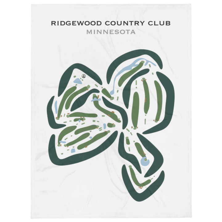 Ridgewood Country Club, Minnesota - Printed Golf Courses