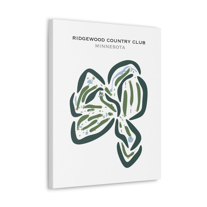 Ridgewood Country Club, Minnesota - Printed Golf Courses