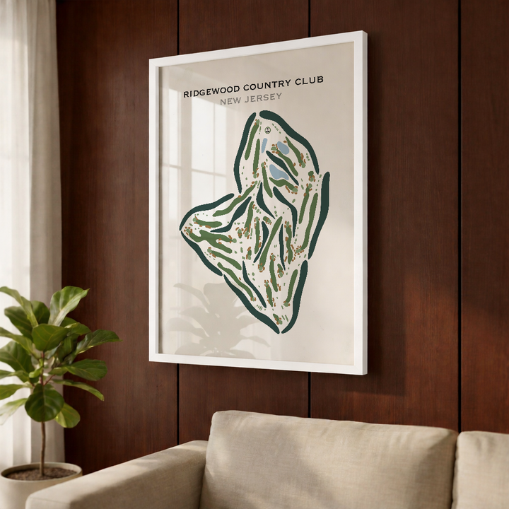 Ridgewood Country Club, New Jersey - Printed Golf Courses
