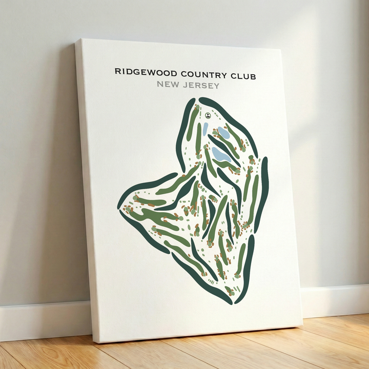 Ridgewood Country Club, New Jersey - Printed Golf Courses