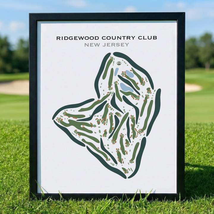 Ridgewood Country Club, New Jersey - Printed Golf Courses