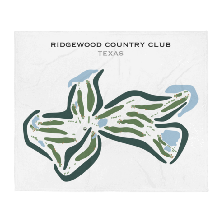 Ridgewood Country Club, Texas - Printed Golf Courses