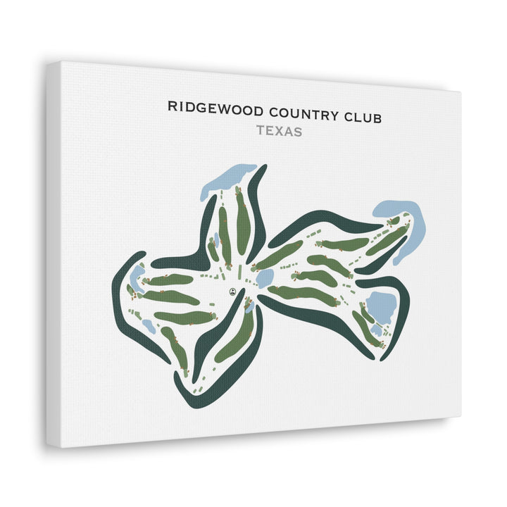 Ridgewood Country Club, Texas - Printed Golf Courses