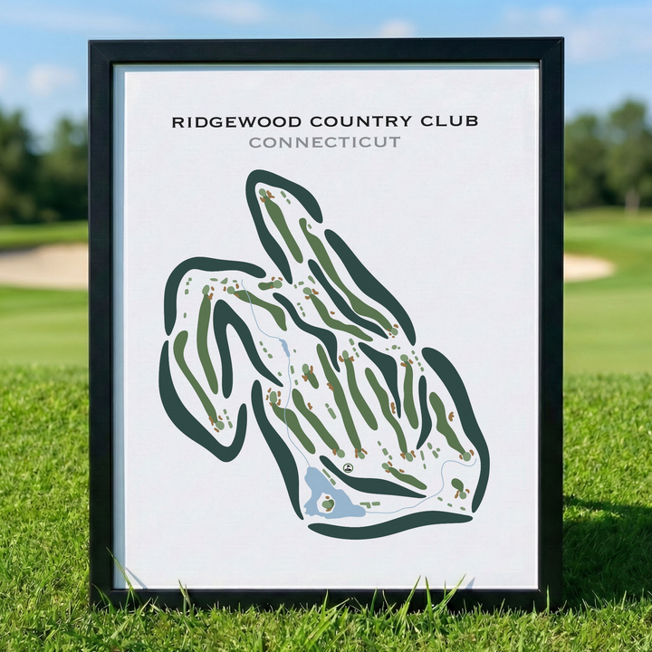 Ridgewood Country Club, Connecticut - Printed Golf Courses