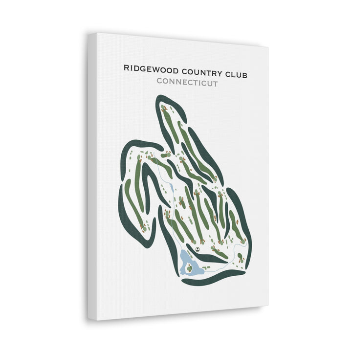 Ridgewood Country Club, Connecticut - Printed Golf Courses