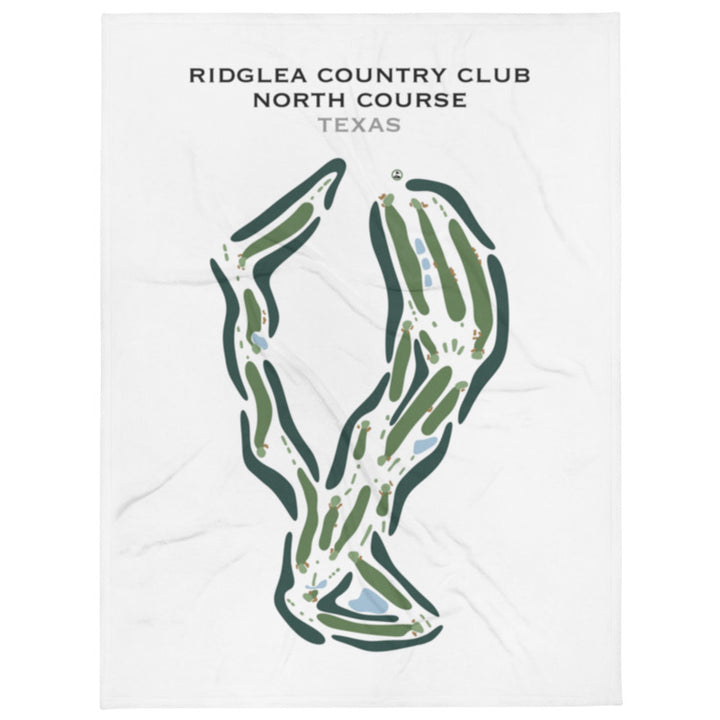 Ridglea Country Club, North Course, Texas - Printed Golf Course