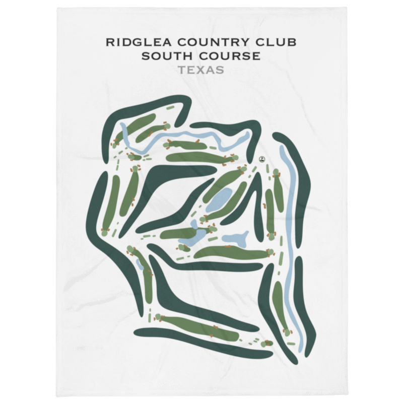 Ridglea Country Club, South Course, Texas - Printed Golf Course