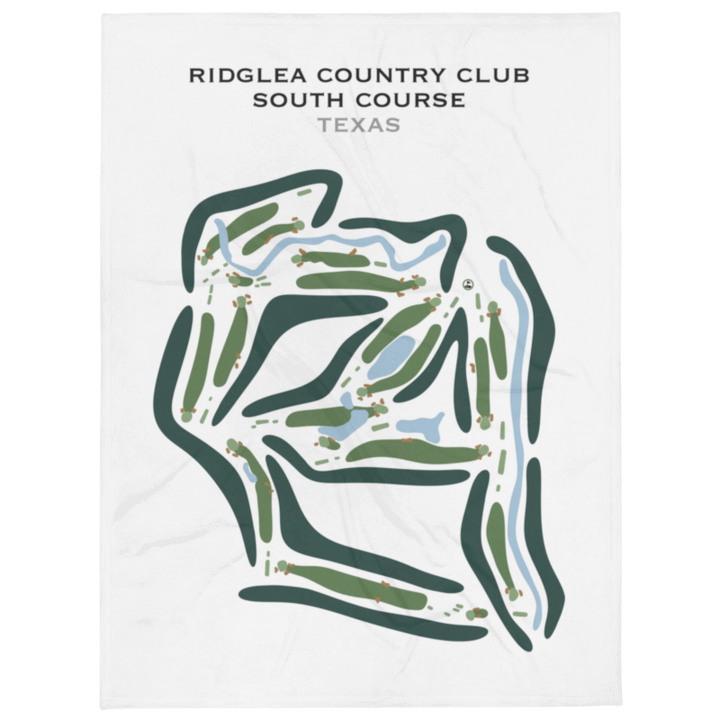 Ridglea Country Club, South Course, Texas - Printed Golf Course