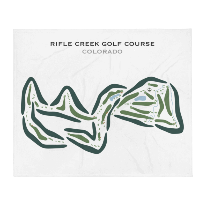 Rifle Creek Golf Course, Colorado - Printed Golf Course