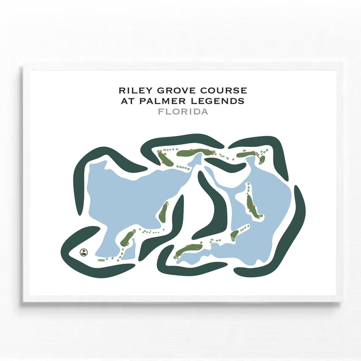 Riley Grove Course at Palmer Legends, Florida - Printed Golf Courses