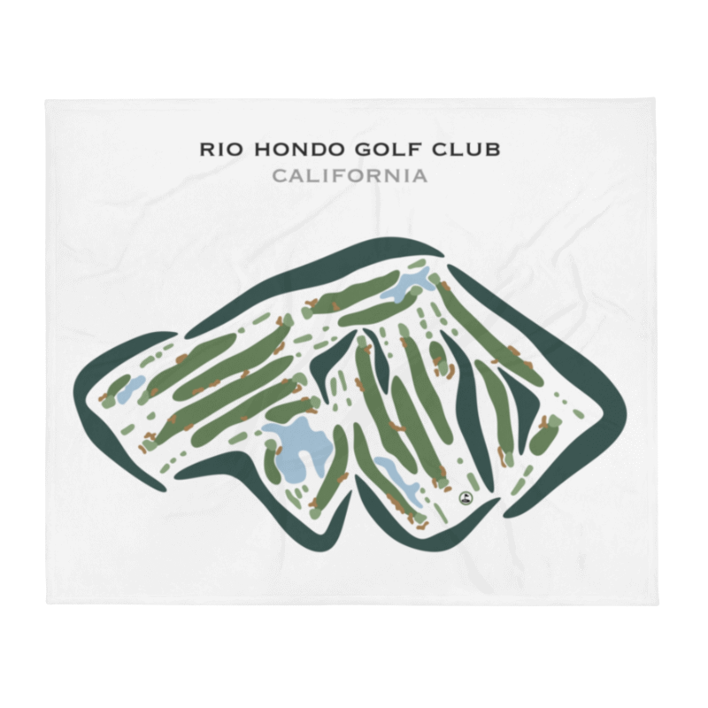 Rio Hondo Golf Club, California - Printed Golf Courses