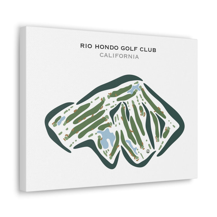 Rio Hondo Golf Club, California - Printed Golf Courses