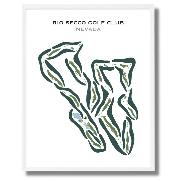 Rio Secco Golf Club, Nevada - Printed Golf Courses