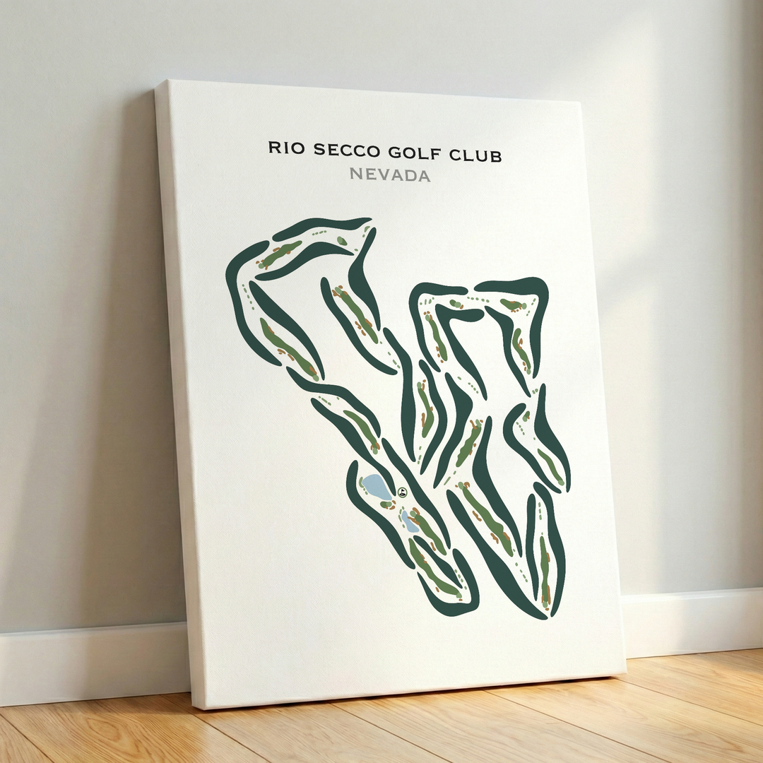 Rio Secco Golf Club, Nevada - Printed Golf Courses