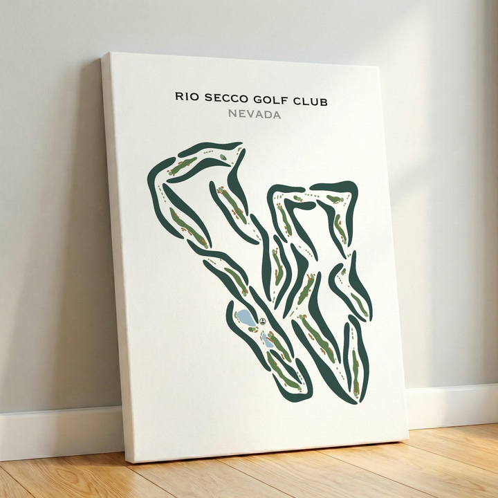 Rio Secco Golf Club, Nevada - Printed Golf Courses