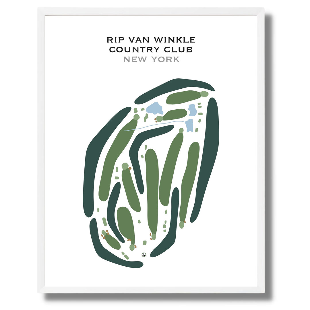 Rip Van Winkle Country Club, New York - Printed Golf Courses