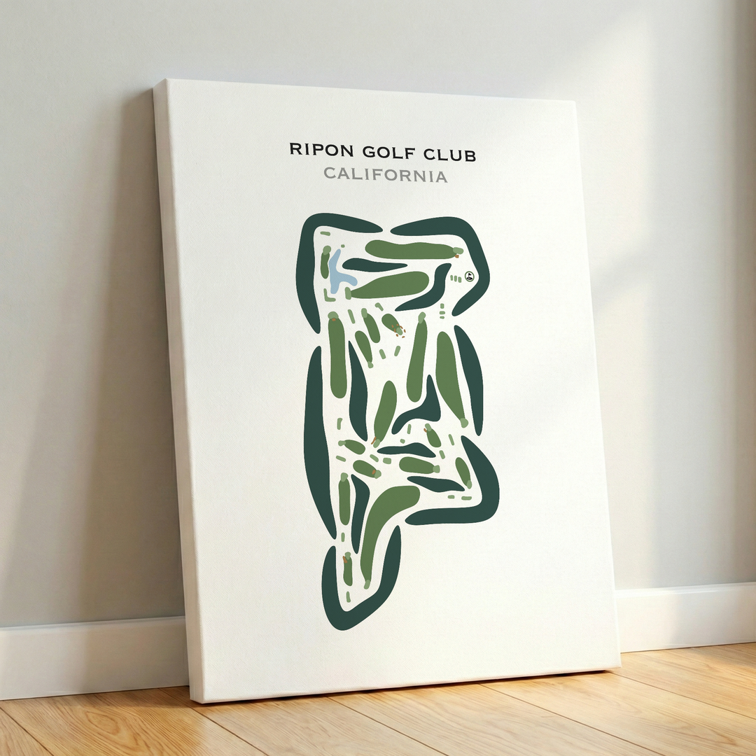 Ripon Golf Club, California - Printed Golf Courses