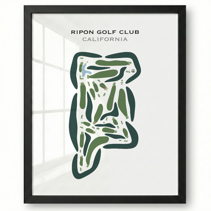 Ripon Golf Club, California - Printed Golf Courses