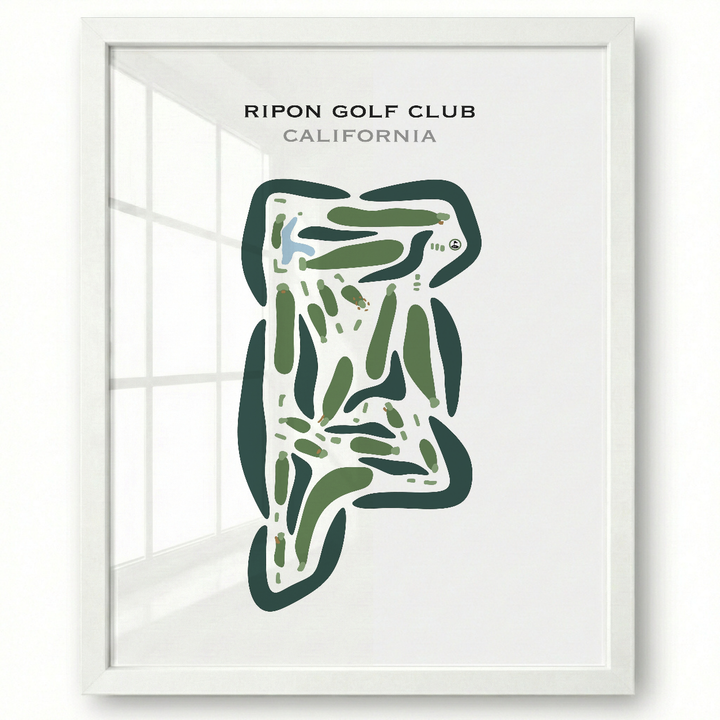 Ripon Golf Club, California - Printed Golf Courses