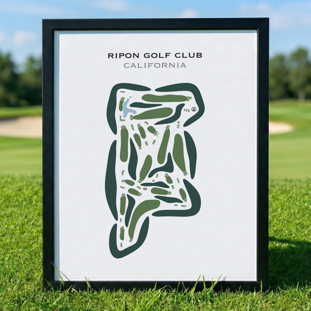 Ripon Golf Club, California - Printed Golf Courses